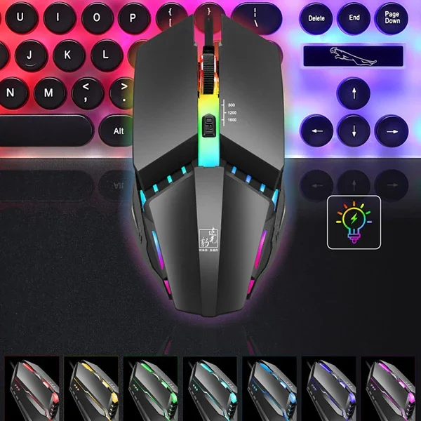 Ally K3 RGB Işıklı Gaming Mouse - 7 Renk 1600 DPI Oyuncu Mouse