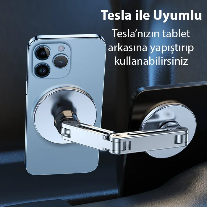 ALLY LF-256 Alüminyum Araç İçi Torpido Üstü Manyetik Telefon Tutucu-1852