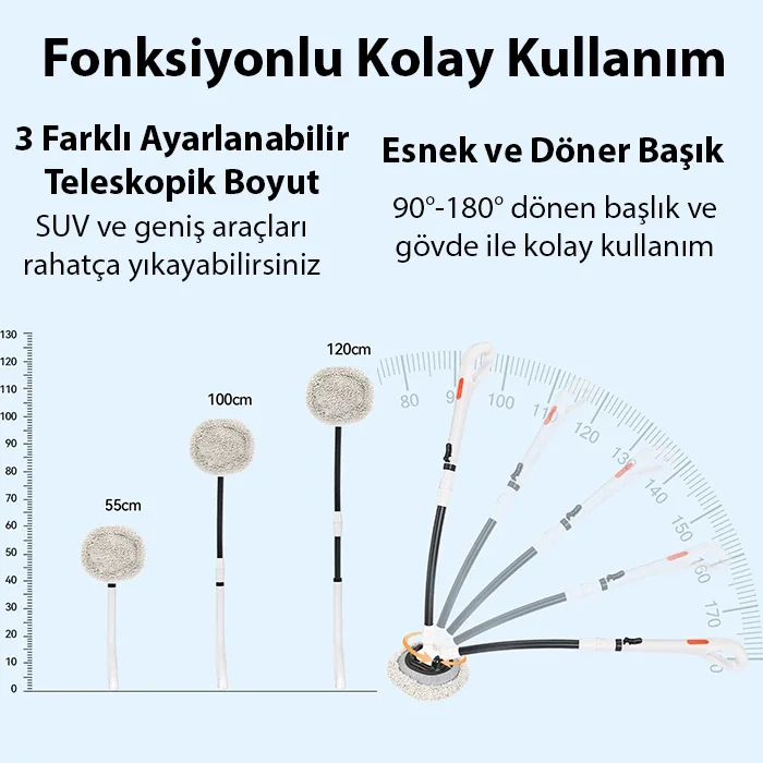 ALLY LS-443 Teleskopik Mikrofiber Araba Yıkama Fırçası Uzun Saplı Fırçası Oto Mopu-1852 ALLY LS-443 Teleskopik Mikrofiber Araba Yıkama Fırçası Uzun Saplı Fırçası Oto Mopu-1852