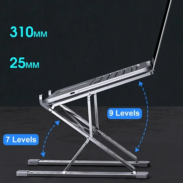 ALLY MC N8 Metal Yüksek Macbook Notebook Ayarlanabilir Katlanabilir Stand-1852 ALLY MC N8 Metal Yüksek Macbook Notebook Ayarlanabilir Katlanabilir Stand-1852