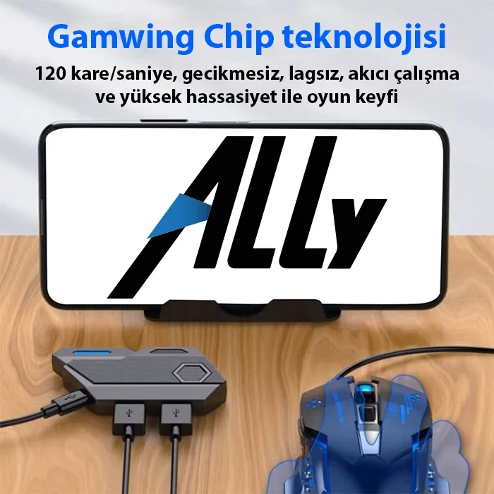 ALLY Mix Elite Plus - PUBG denetleyicisi için Gamepad mobil oyun klavye Mouse dönüştürücü Bluetooth Android oyun adaptörü-1852 ALLY Mix Elite Plus - PUBG denetleyicisi için Gamepad mobil oyun klavye Mouse dönüştürücü Bluetooth Android oyun adaptörü-1852