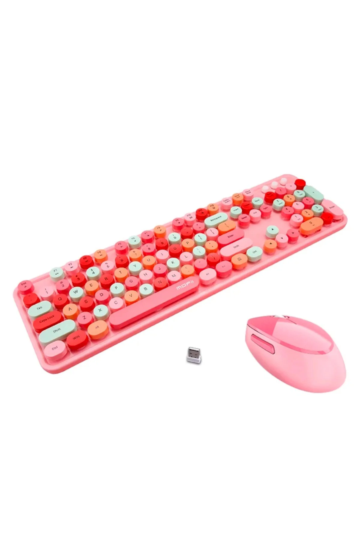 Ally Mofi Sweet 2.4G Kablosuz Q Klavye Klavye Ve Mouse Seti-1852