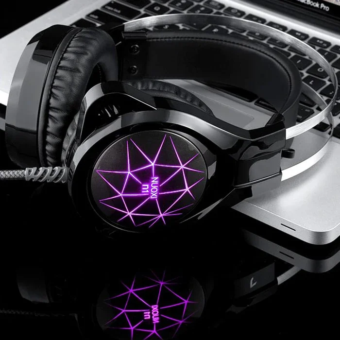 ALLY N1 RGB Gaming Kulaküstü Kablolu Oyuncu Kulaklığı Gürültü Engelleyici Kulaklık-1852 ALLY N1 RGB Gaming Kulaküstü Kablolu Oyuncu Kulaklığı Gürültü Engelleyici Kulaklık-1852