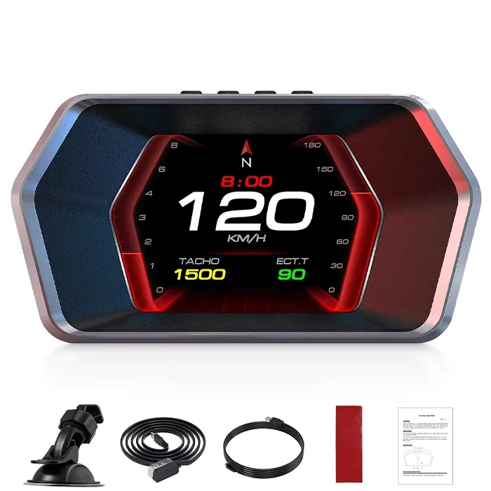 Ally P17 OBD2 & GPS Çift Sistemli Araç Bilgisayarı - Dijital Hız Göstergesi ve Alarm Sistemi
