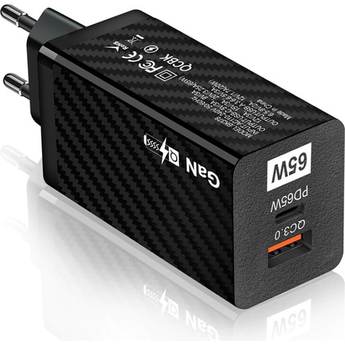Ally  Pd 65W Gan Usb + Type-C Hizli Şarj Başliği Şarj Aleti All-35
