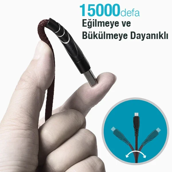 ALLY QC3.0 USB To Type-c Hızlı Şarj Kablosu-1852