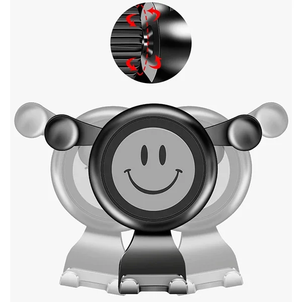 Ally R-054 Gravity Smile Universal Cep Telefonu Araç Tutucu - 4.0-6.0 inç Araç İçin Şık ve Güvenli Tutucu