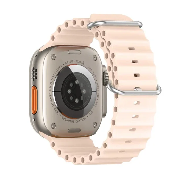 Ally Silikon Apple Watch Kayışı 38-41 mm Deniz Mavisi – Terleme Dayanıklı Sport Kordon