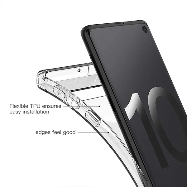 Ally Sm Galaxy S10 Anti-Drop Darbe Emici Silikon Kılıf-1852