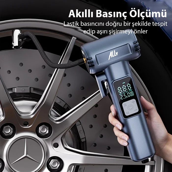 Ally ST-5530 Dijital Şarjlı Araç Lastik Hava Şişirme Pompası Powerbank Pencere kırıcı-1852 Ally ST-5530 Dijital Şarjlı Araç Lastik Hava Şişirme Pompası Powerbank Pencere kırıcı-1852