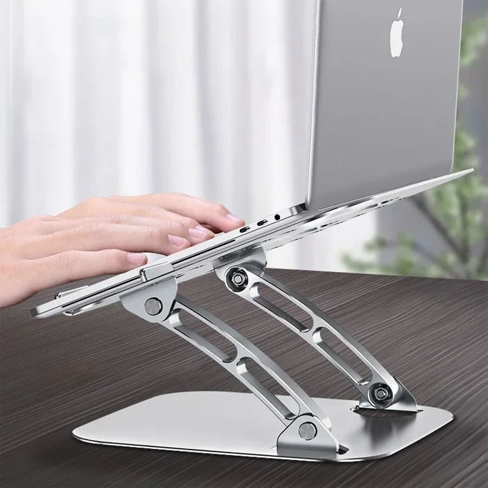 Ally  T602 Ayarlanabilir Katlanır Isı Havalandırmalı Alüminyum Laptop Standı-1852
