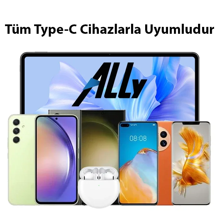 Ally TE-PD14 30W Type-C- USB C Hızlı Şarj Adaptörü-1852 Ally TE-PD14 30W Type-C- USB C Hızlı Şarj Adaptörü-1852
