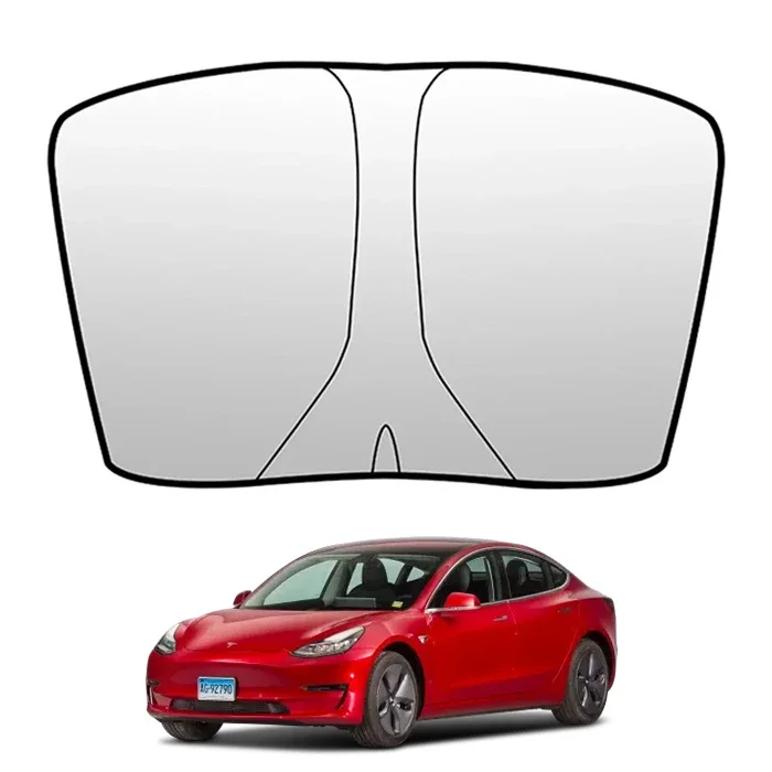 Ally Tesla Model Y Model 3 için Ön Cam Güneşliği Katlanır Ön Pencere Güneşlik-1852 Ally Tesla Model Y Model 3 için Ön Cam Güneşliği Katlanır Ön Pencere Güneşlik-1852