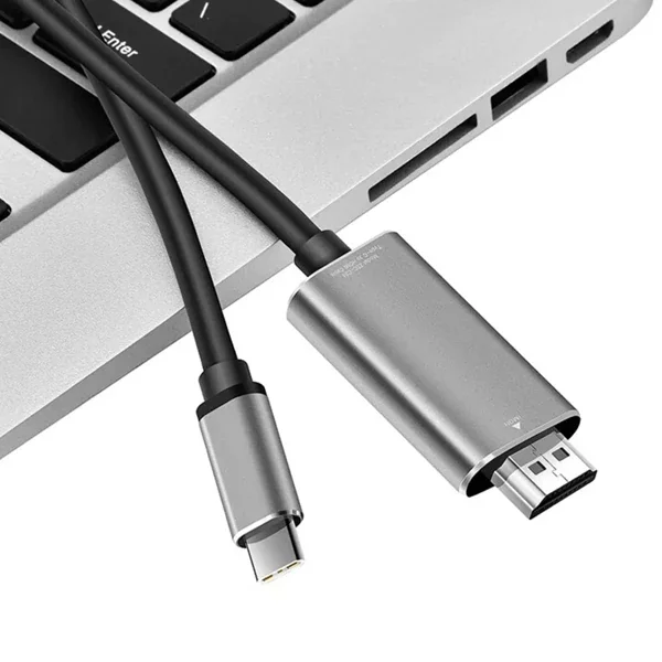 Ally Type-C to HDMİ 4K 60Hz Çevirici Görüntü Kablosu 1.8M - HDTV Projektör-1852