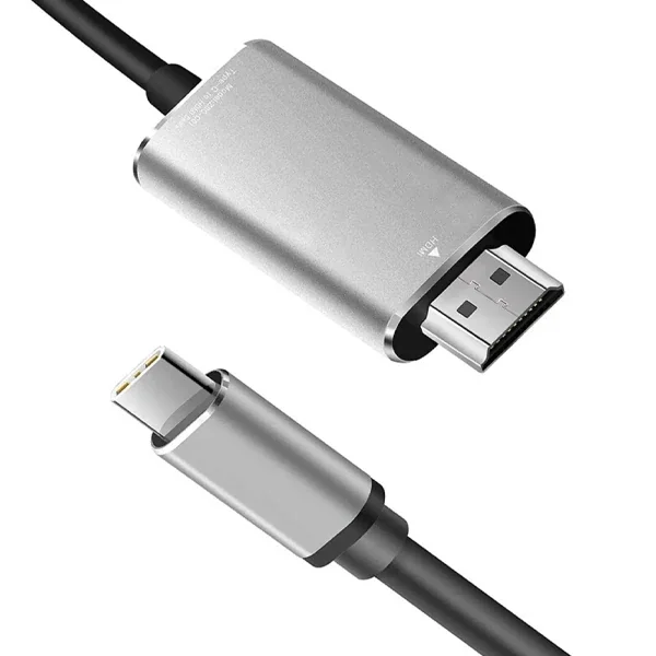 Ally Type-C to HDMİ 4K 60Hz Çevirici Görüntü Kablosu 1.8M - HDTV Projektör-1852