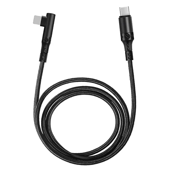 ALLY Type-C to İPhone 20w Lightning Hızlı Şarj Kablosu Oyuncu 90 Derece Kablo-1852