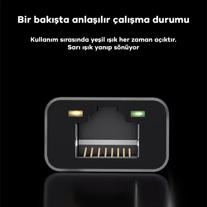 ALLY Type-c to RJ 45 2.5 Gbps Ethernet kablosu-1852