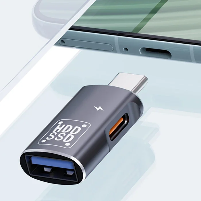 ALLY Type-C To Şarj + OTG 3.0 Dönüştürücü Adaptör-1852 ALLY Type-C To Şarj + OTG 3.0 Dönüştürücü Adaptör-1852
