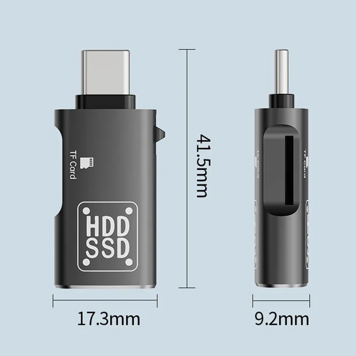 ALLY Type-c to USB + TF Kart Çevirici Otg Adaptör-1852