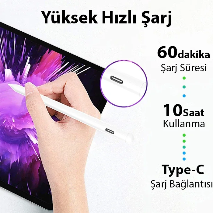 ALLY Universal Active Touch Kapasitif Stylus Tablet-Telefon Dokunmatik Kalem-1852 ALLY Universal Active Touch Kapasitif Stylus Tablet-Telefon Dokunmatik Kalem-1852