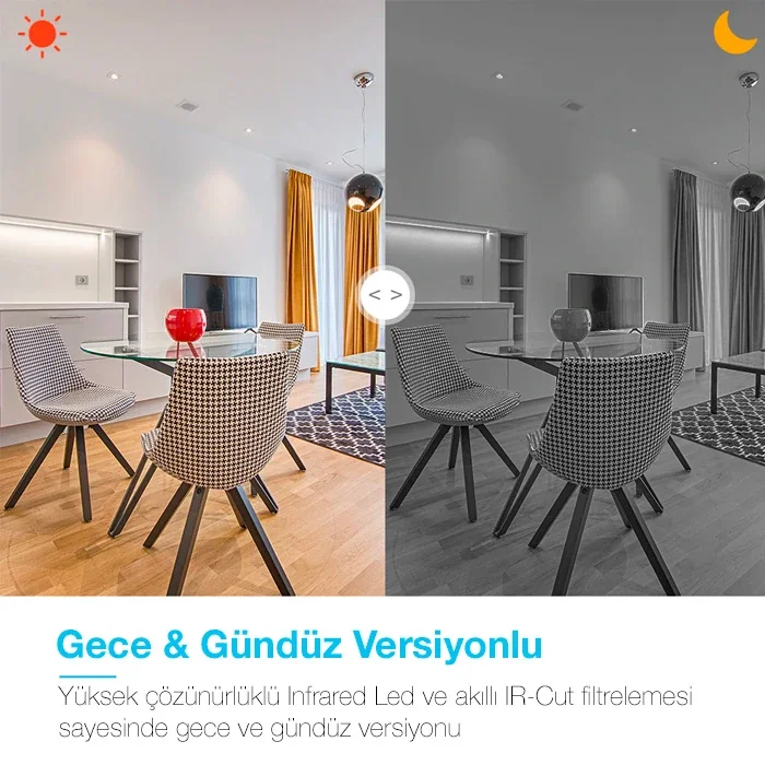 ALLY V380 1080P HD Gece Görüşlü Hareket Sensörlü WIFI Güvenlik Kamerası-1852 ALLY V380 1080P HD Gece Görüşlü Hareket Sensörlü WIFI Güvenlik Kamerası-1852