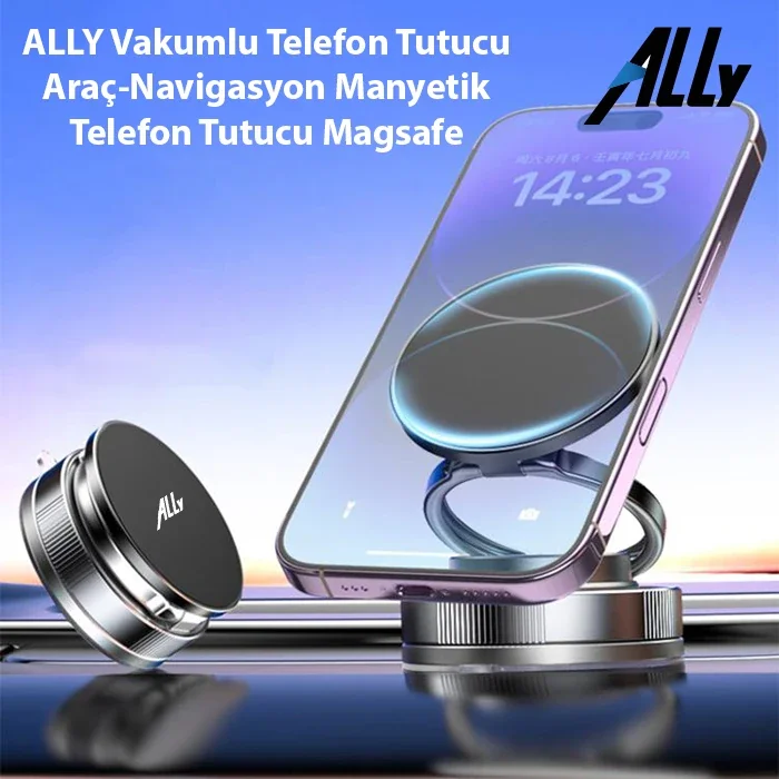 ALLY Vakumlu Telefon Tutucu Araç-Navigasyon Manyetik Telefon Tutucu Magsafe-1852 ALLY Vakumlu Telefon Tutucu Araç-Navigasyon Manyetik Telefon Tutucu Magsafe-1852