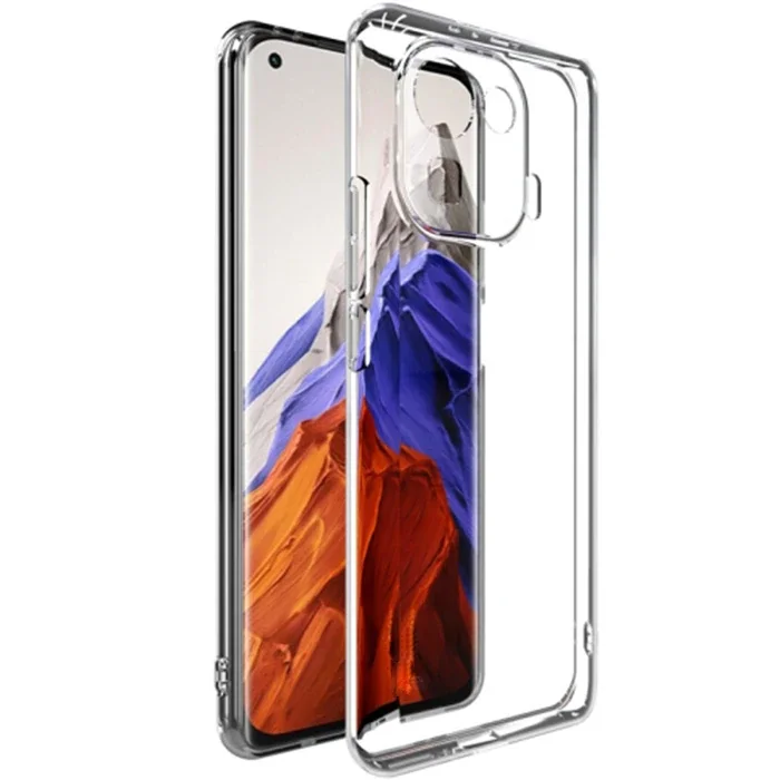 Ally Xiaomi Mi 11 Pro Kılıf Kamera Korumalı Ultra İnce Şeffaf Silikon Kılıf-1852