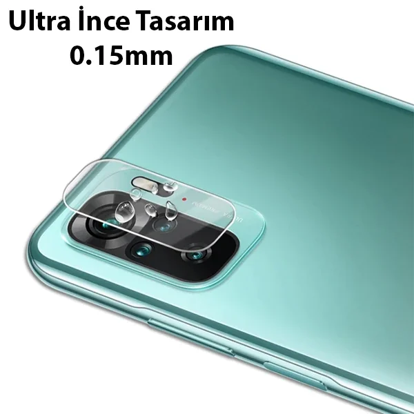 ALLY Xiaomi Redmi Note 10 4G Tempered Glass Cam Kamera Koruyucu-1852