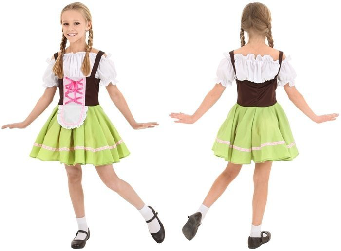 Kostüm Sarayı Alman Kız Çocuk Kostümü | Gretel Kostümü