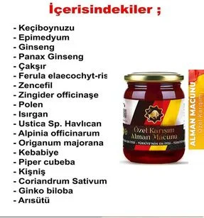 Alman Macunu – Erkek Performansı İçin Özel Karışım 240 gr x 2 Adet | Doğal Güç Destek Fiyatı, Yorumları ve Özellikleri