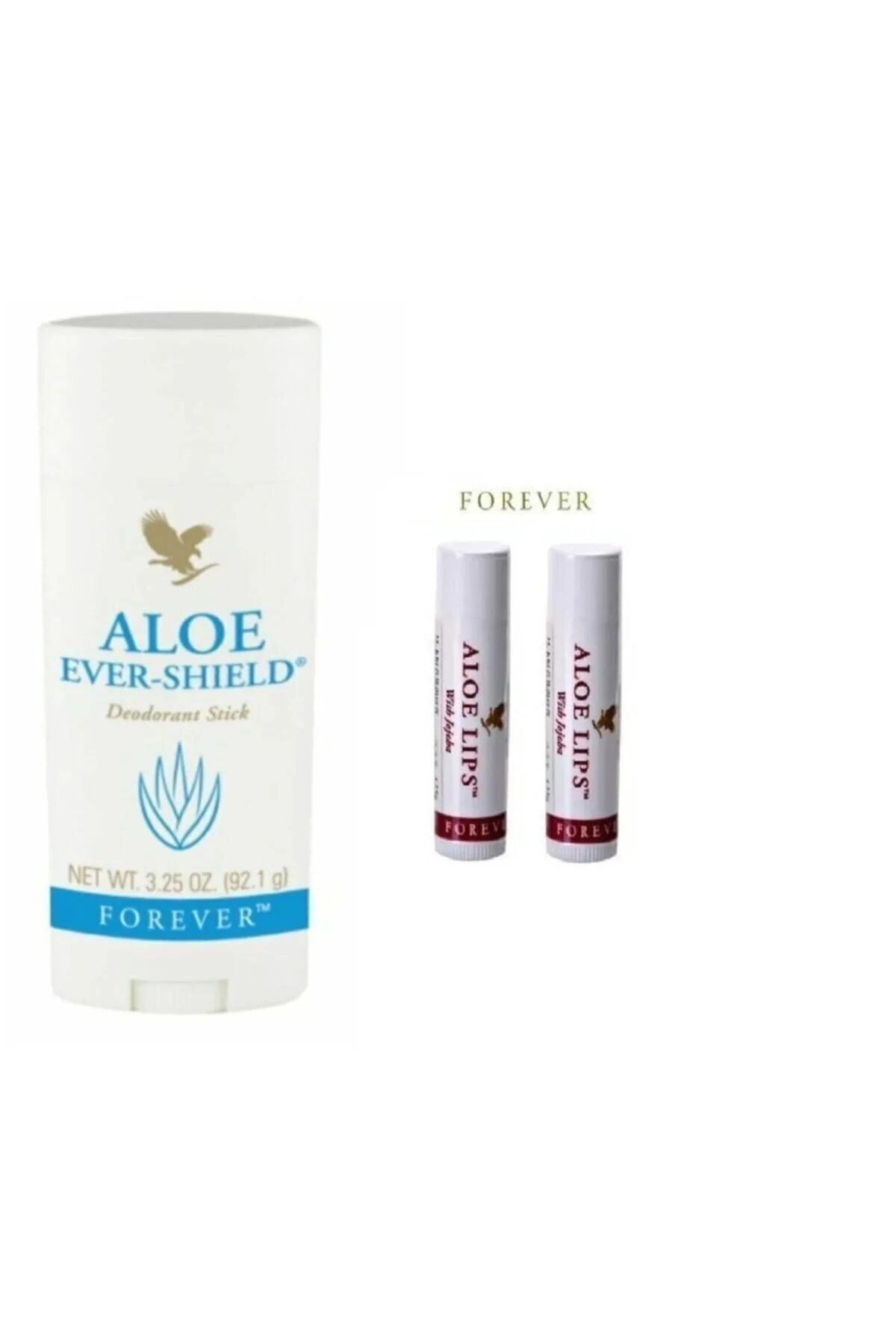 Aloe Deodorant 1 Adet (STİCK, ROLLON,) Ve 2 Adet Aloe Lips -067 -