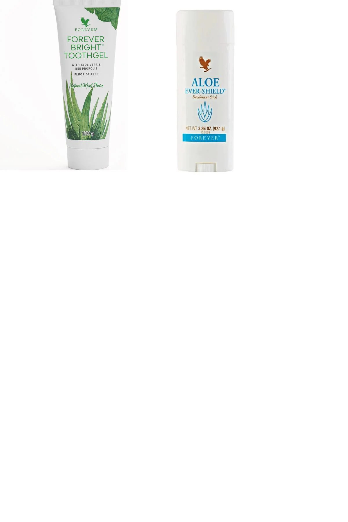 Aloe Ever-Shield Deodorant & Forever Bright Toothgel