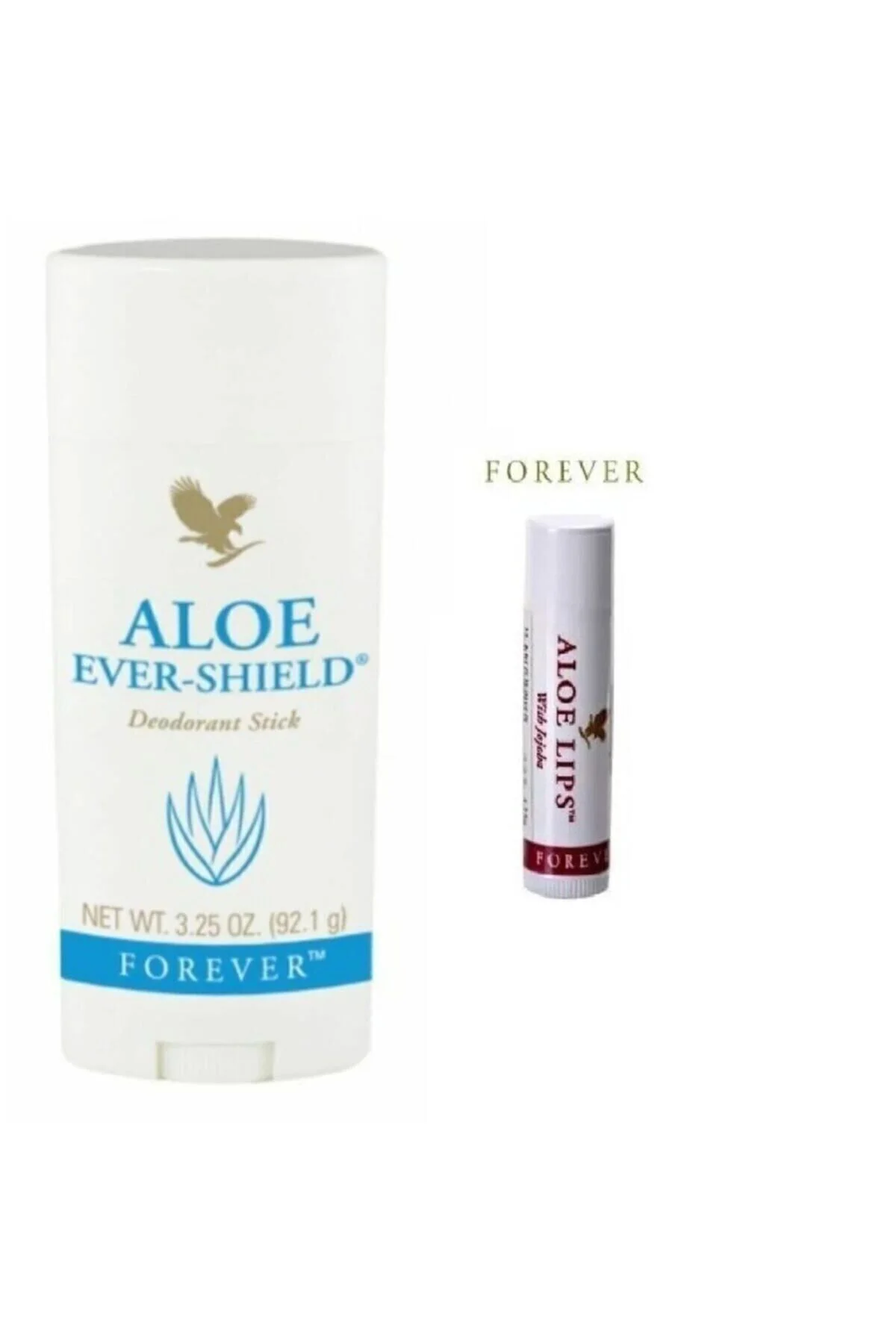 Aloe Ever-shield Deodorant Stick Rollon 1 Adet Ve Aloe Lips 1 Ade