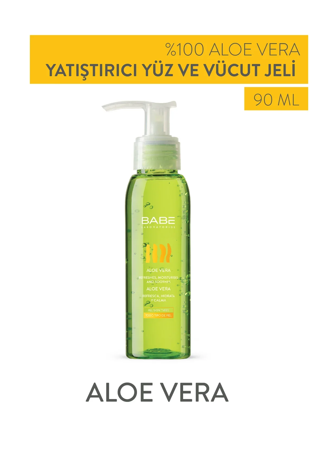 Aloe Vera 90 ml - Güneş Sonrası Ferahlatıcı Aloe Vera Aloe Vera 90 ml - Güneş Sonrası Ferahlatıcı Aloe Vera