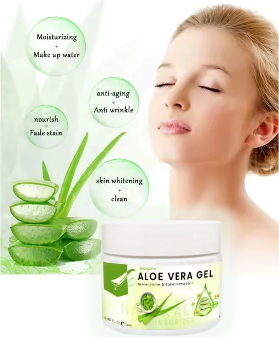 Aloe Vera Bakım Jeli 2'li Set - Cilt Nemlendirici ve Yatıştırıcı 2x100ml