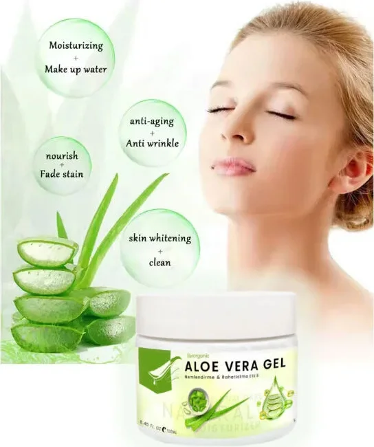 Aloe Vera Jel - Cilt Nemlendirici ve Ferahlatıcı Bakım 100 ml