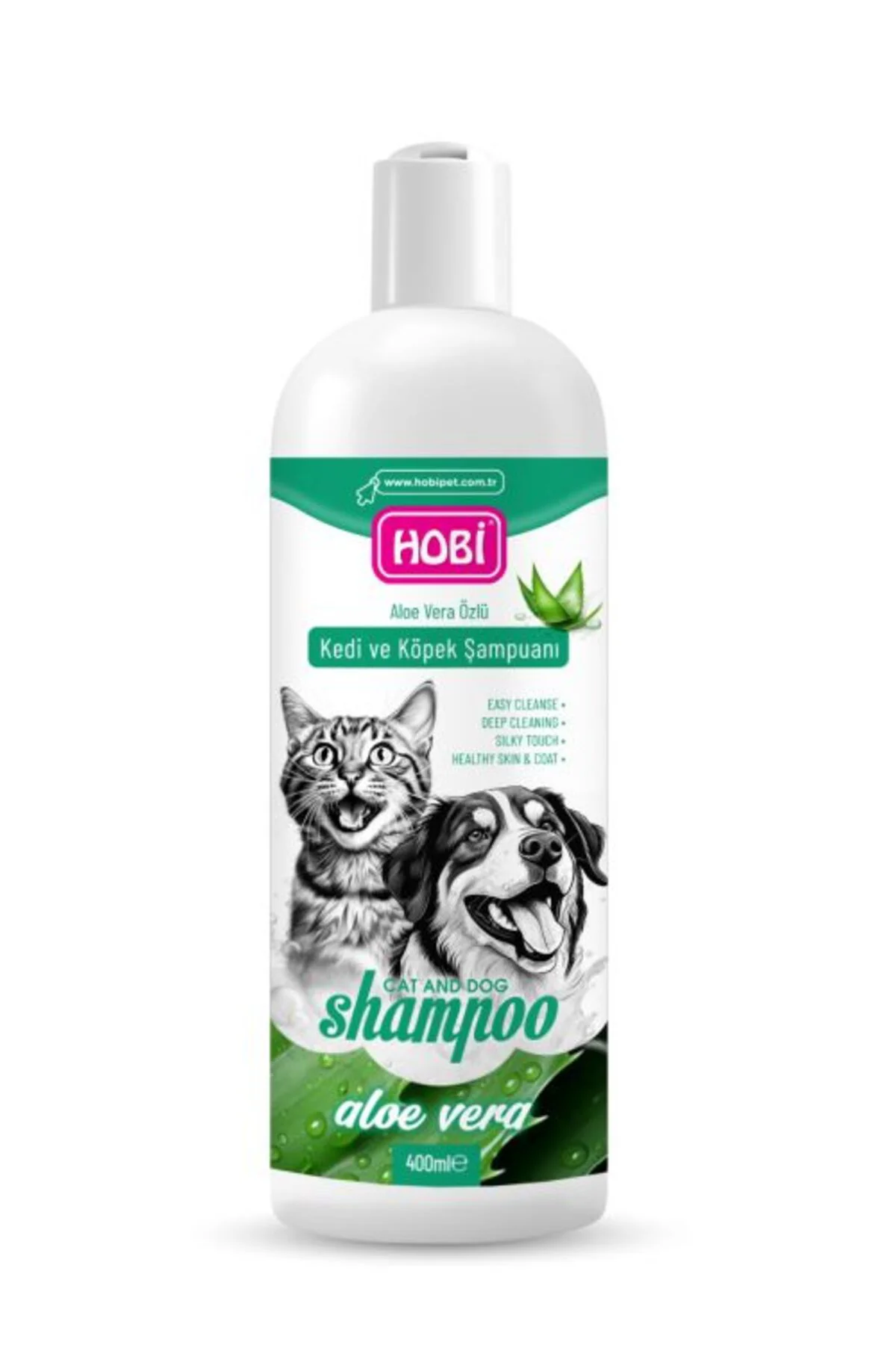 Aloe Vera Özlü Kedi ve Köpek Şampuanı 400ml | Doğal ve Nazik Temizlik Aloe Vera Özlü Kedi ve Köpek Şampuanı 400ml | Doğal ve Nazik Temizlik