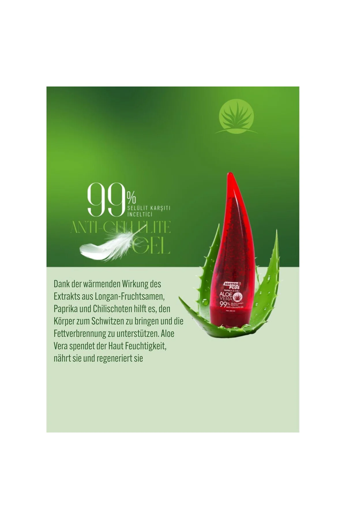 Aloe Vera Selülit Karşıtı Jel 250 Ml
