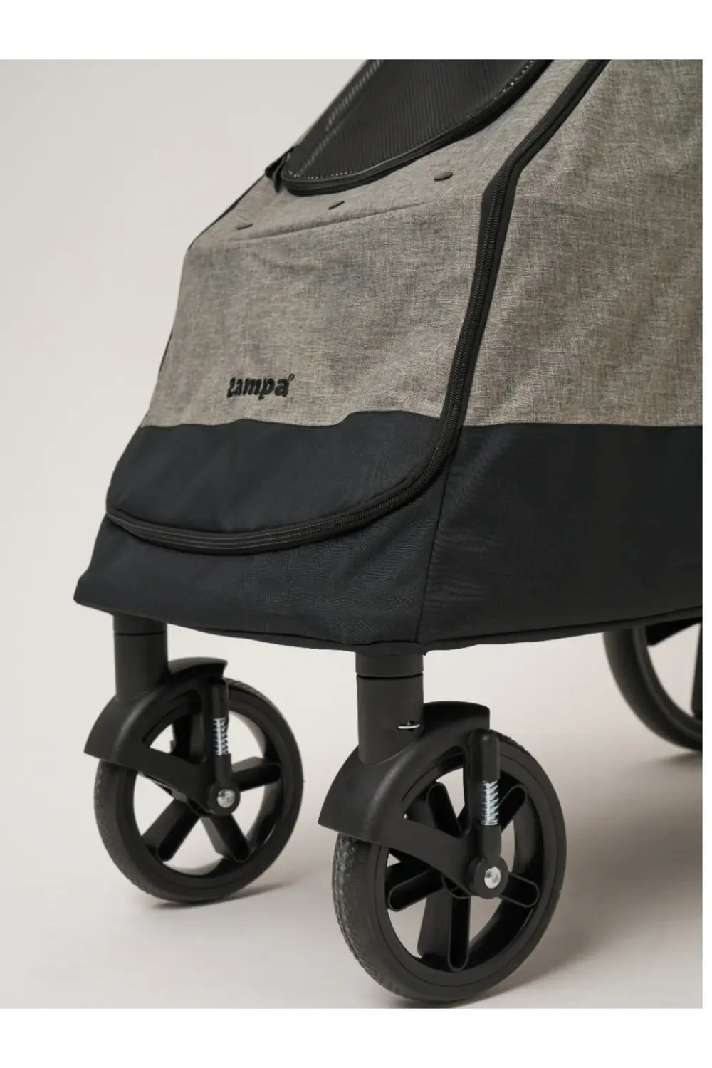 Alonso Kedi & Köpek Arabası Gri 60X97X111cm