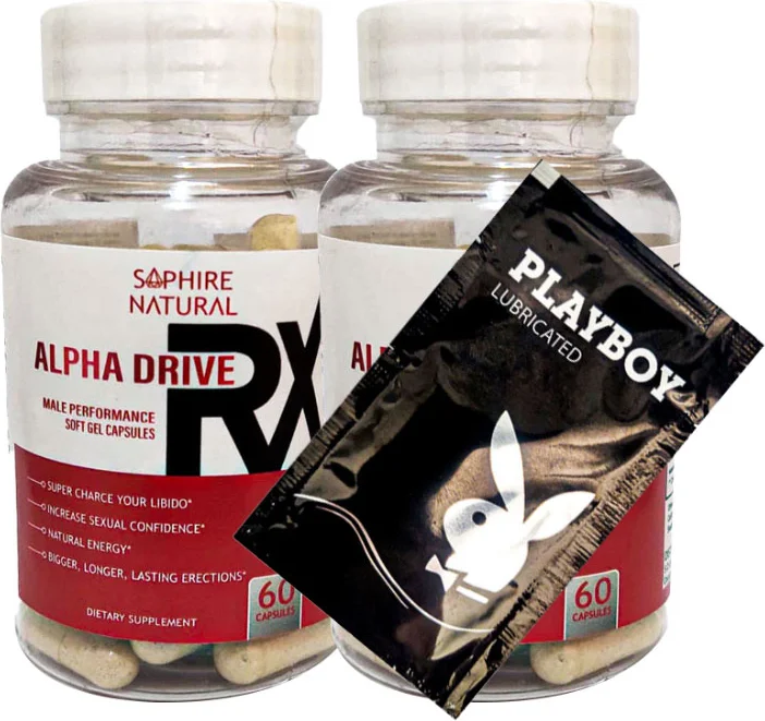 Alpha Drive Erkekler İçin Soft Jel 120 Adet (60'lı x 2) + Hediye Jel