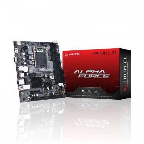Arktek Alpha Force, Ak-H81m El, 2Xddr3, M.2, D-Sub, Hdmi, 4.Nesil, Lga11