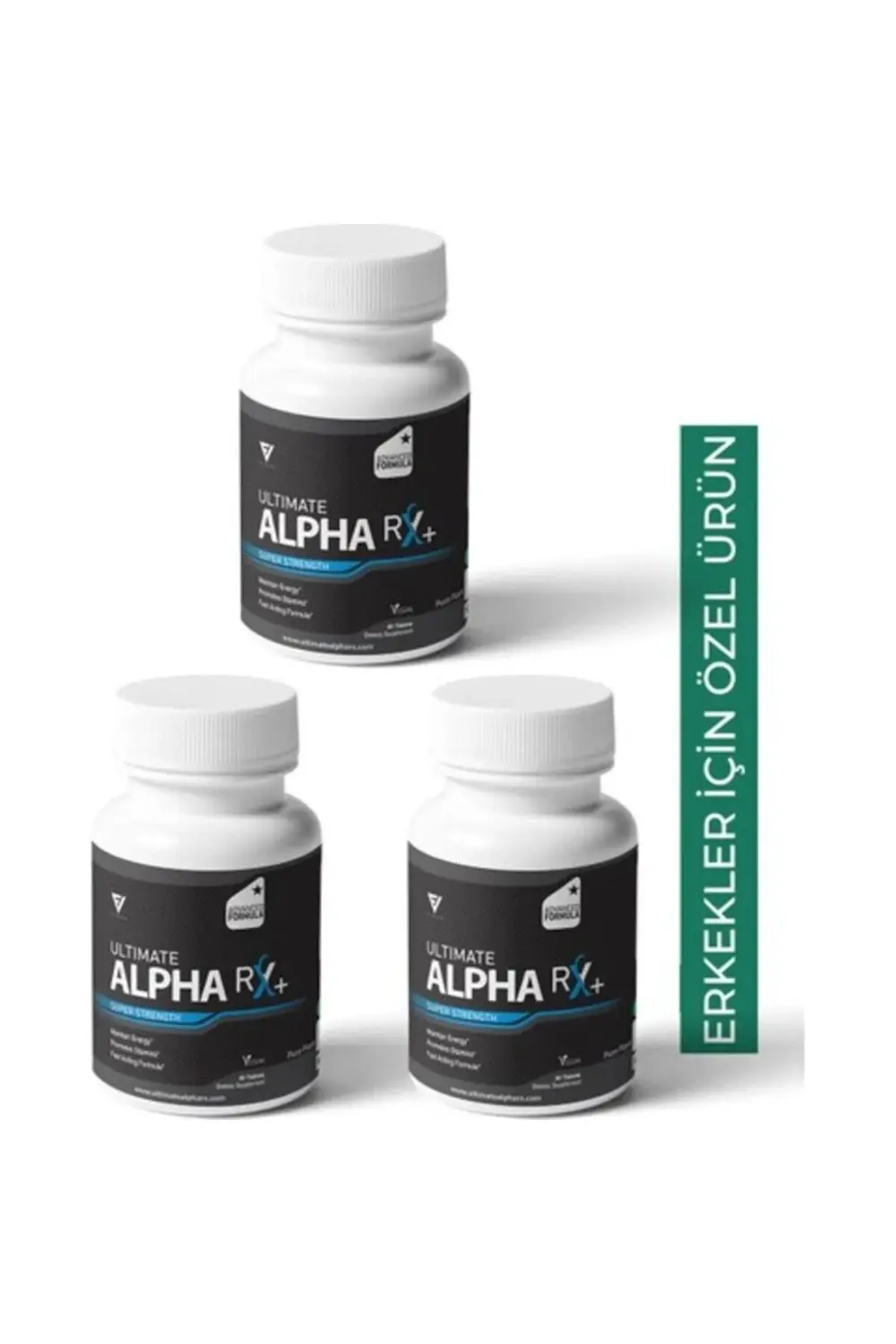 Alpha Rx Erkeklere Özel Takviyesi 30 Lu X 3 Adet