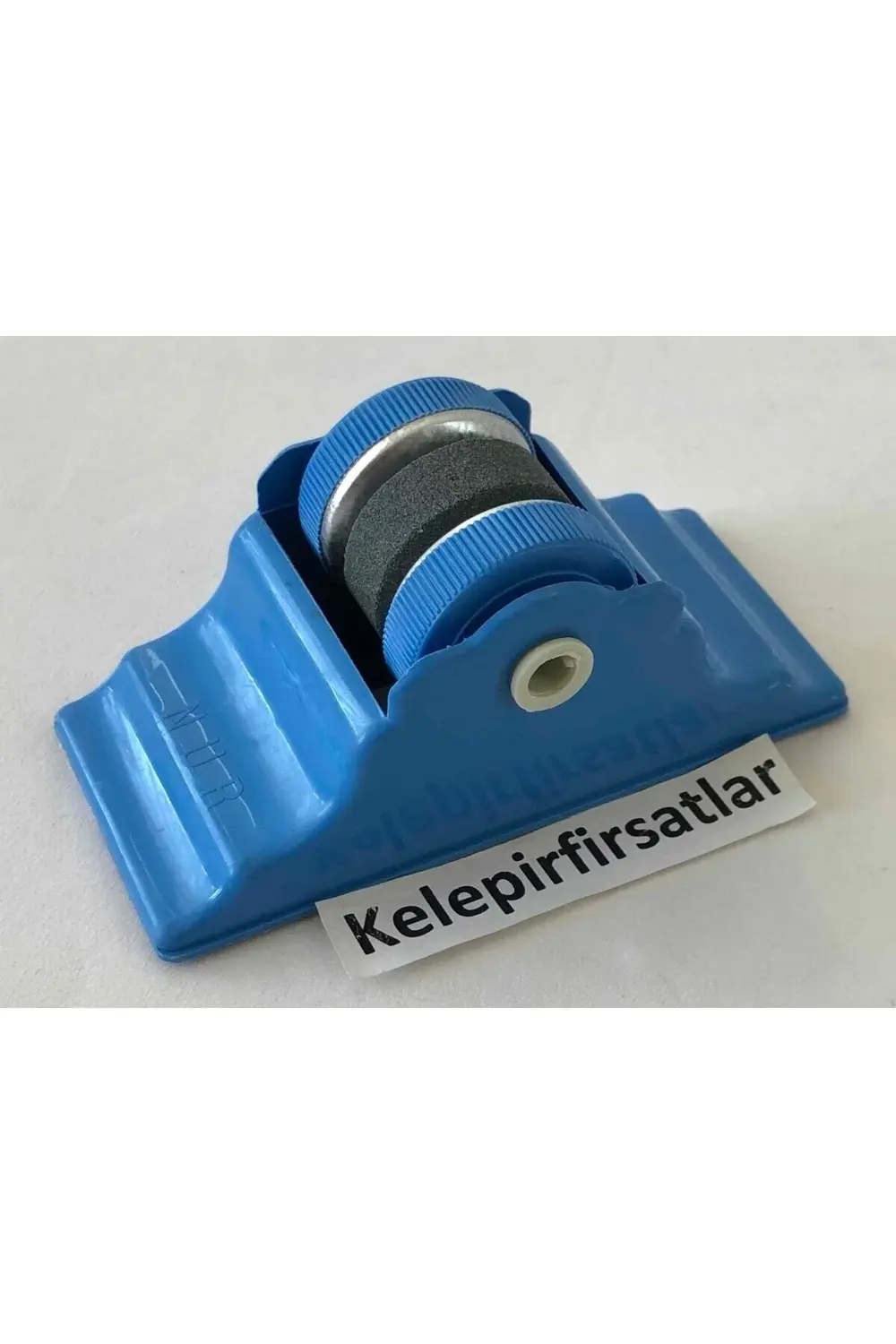 Altı Yapışkanlı Yuvarlak Çift Taraflı Döner Taşlı Bıçak Bileyici