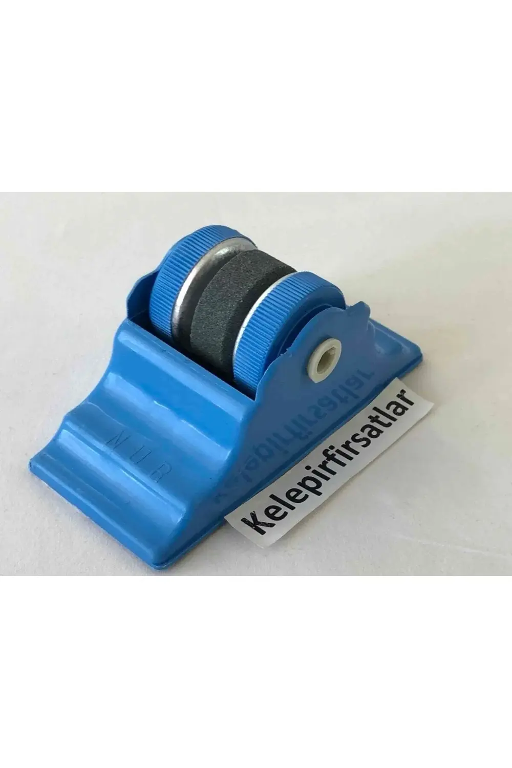 Altı Yapışkanlı Yuvarlak Çift Taraflı Döner Taşlı Bıçak Bileyici