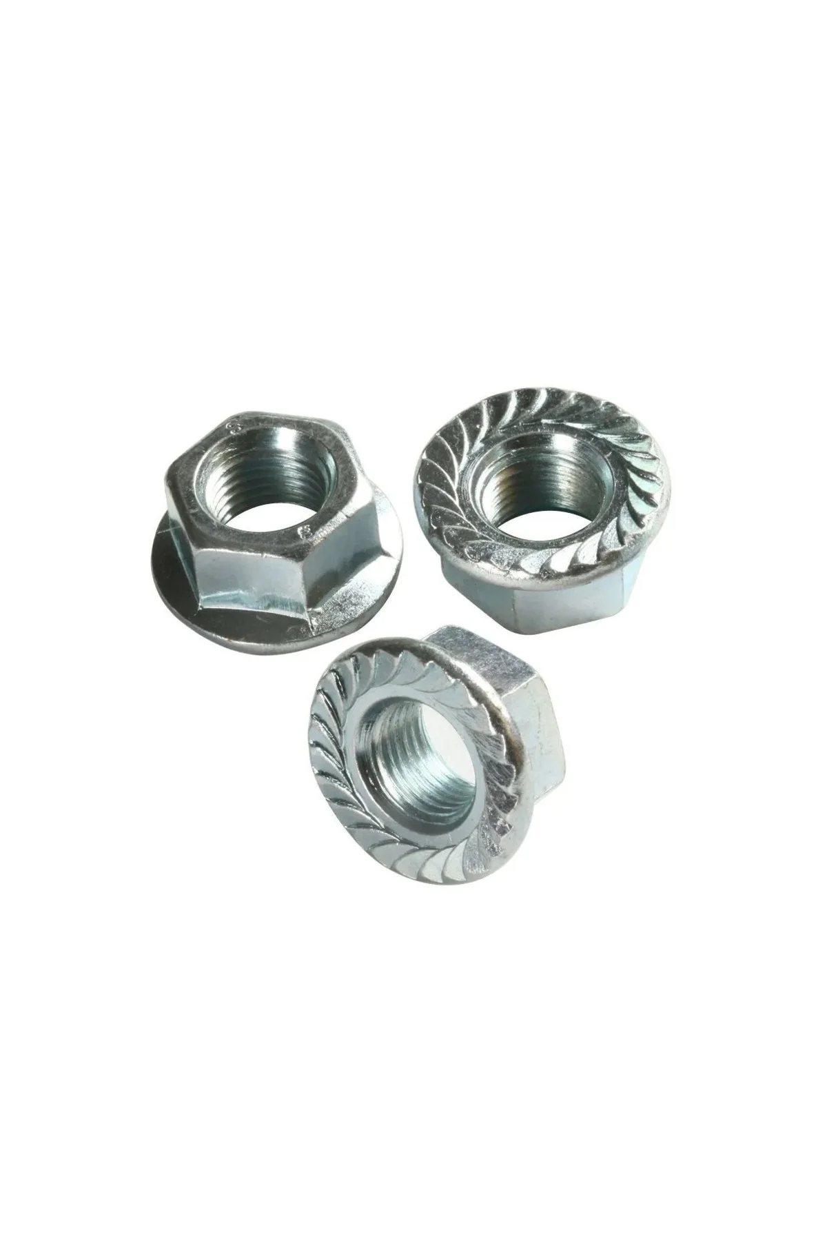 Altıköşe Flanşlı Somun M10 - 100 Adet Altıköşe Flanşlı Somun M10 - 100 Adet