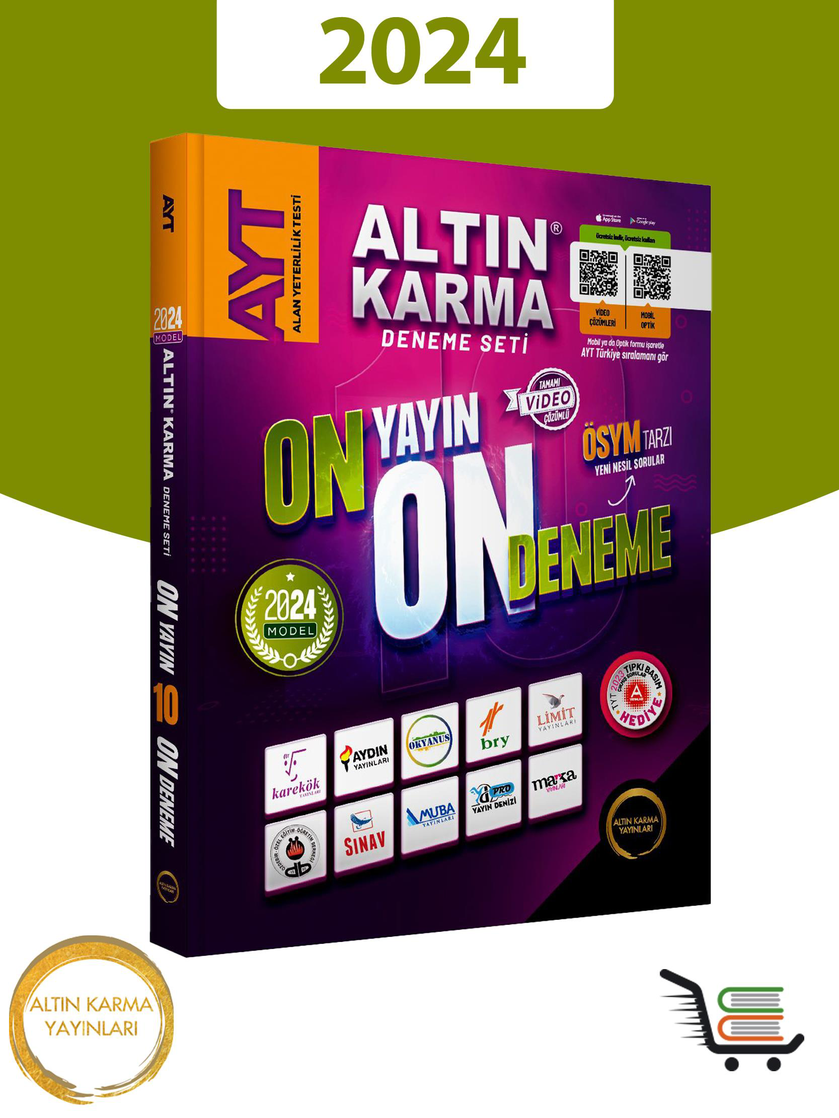 Altın Karma 2024 AYT 10+1 Karma Deneme
