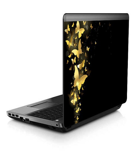 Artikel Altin Kelebekler Notebook Sticker, Laptop Sticker,, Hp Sticker, A