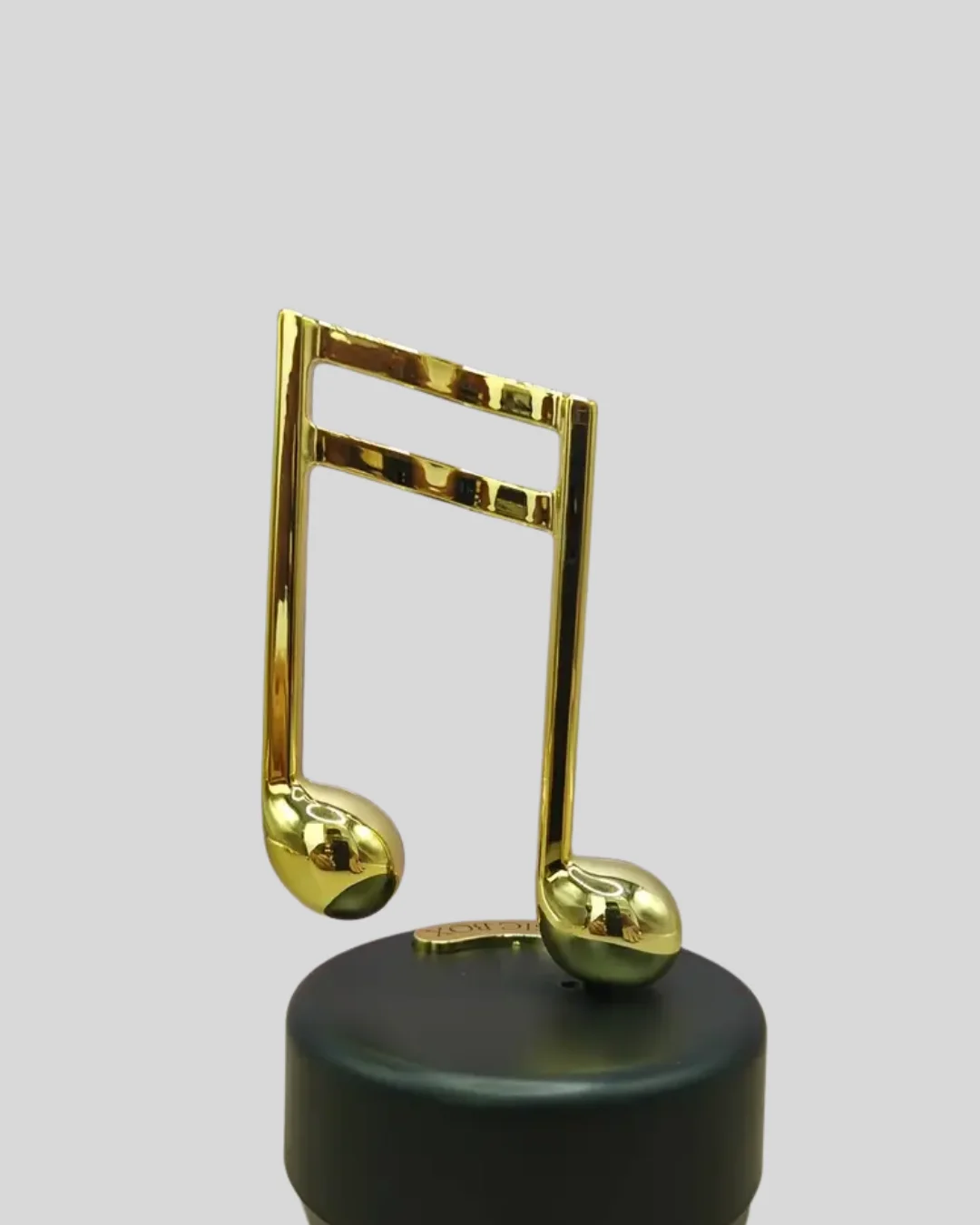 Altın Nota Figürlü Müzik Kutusu