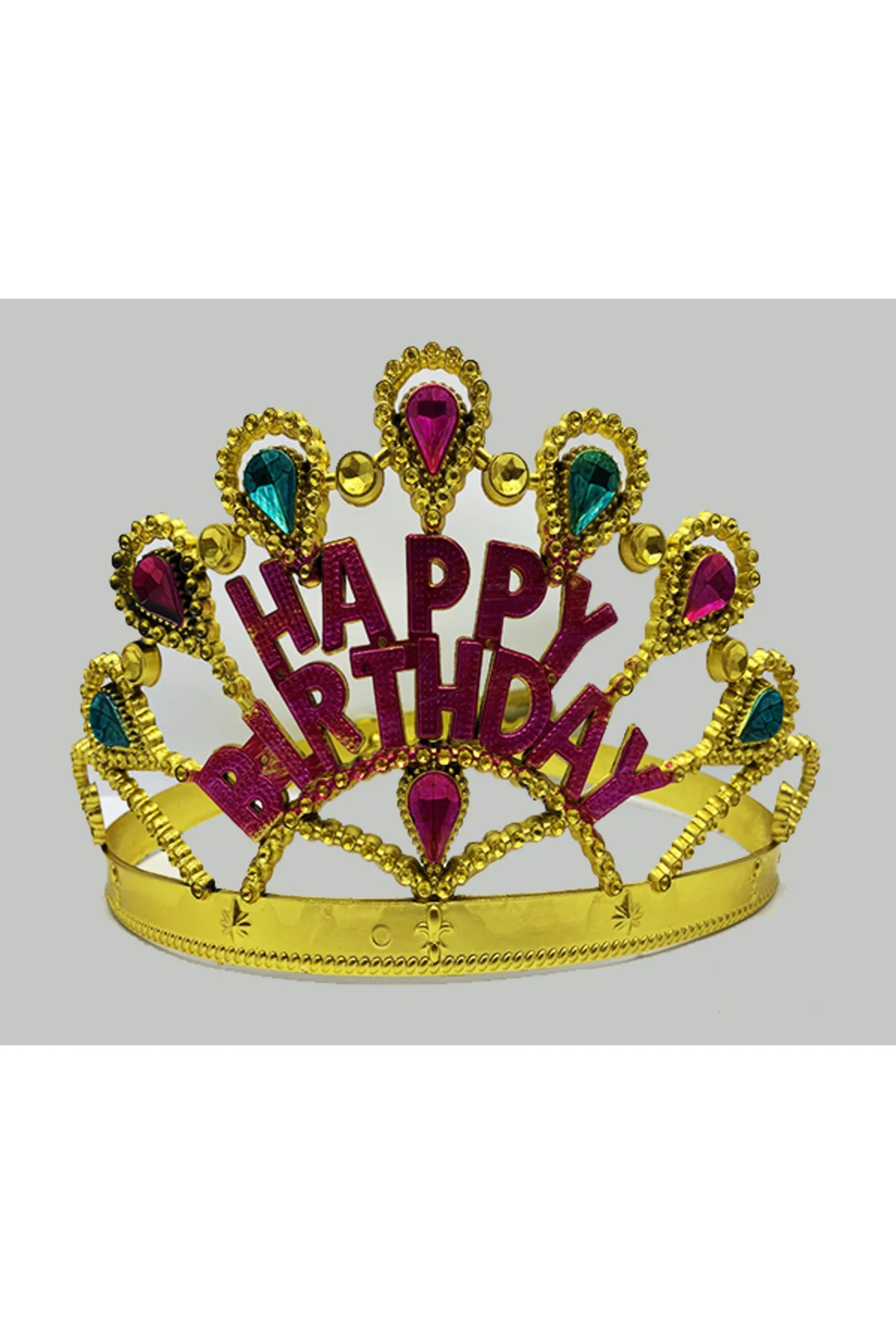 Altın Renk Happy Birthday Yazılı Doğum Günü Tacı 60 cm GO506089Go Altın Renk Happy Birthday Yazılı Doğum Günü Tacı 60 cm GO506089Go