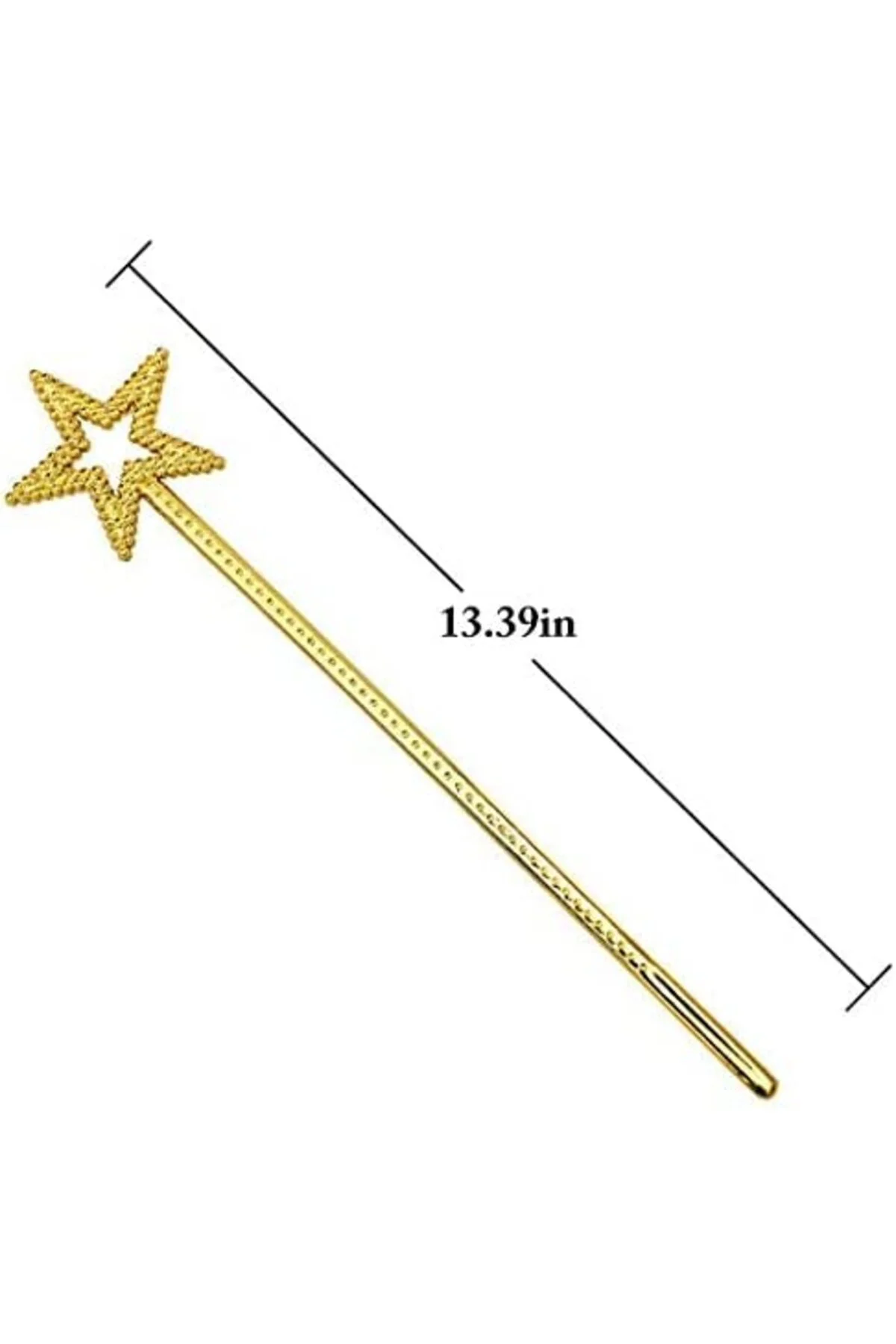 Altın Renk Yıldız Peri Asası Peri Değneği 34 cm 1 Adet